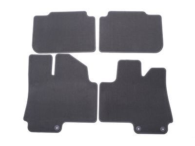GM 20808301 Front and Rear Carpeted Floor Mats in Dark Titanium