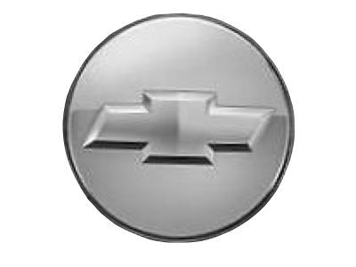 GM 12499424 Center Cap, Note:Embossed Bowtie Logo, Chrome;