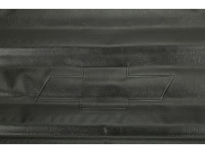 GM 22889314 Short Box Soft Roll-Up Tonneau Cover in Black with Bowtie Logo