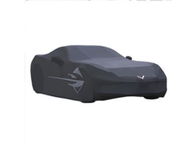 GM 23142884 Premium All-Weather Outdoor Car Cover in Black with Stingray Logo