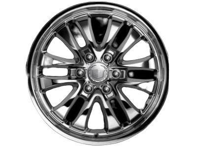 GM 19301343 20x8.5-Inch Aluminum 6-Split-Spoke Wheel in Chrome