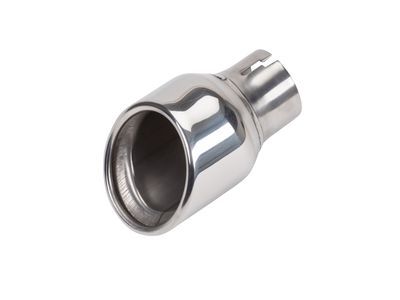 GM 23238762 2.5L Polished Stainless Steel Angle-Cut Dual-Wall Exhaust Tip with GMC Logo