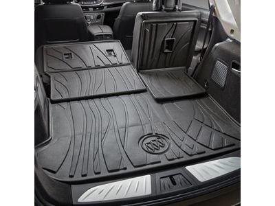 GM 23332298 Integrated Cargo Liner in Black with Buick Logo