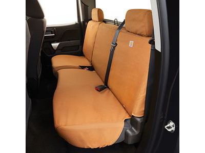 GM 84277447 Carhartt Double Cab Rear Full Bench Seat Cover Package in Brown