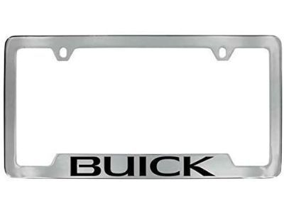 GM 19330733 License Plate Frame by Baron & Baron in Black