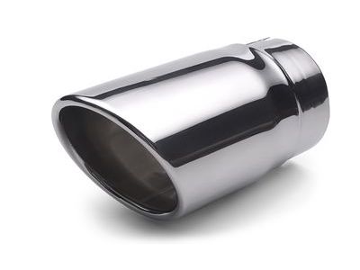 GM 22799816 6.2L Polished Stainless Steel Dual-Wall Angle-Cut Exhaust Tip