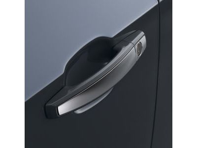 GM 95938937 Front Door Handles in Luxo Blue Metallic with Chrome Strip