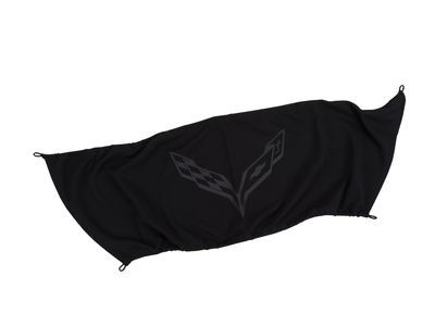 GM 22952947 Upper Cargo Shade in Black with Crossed Flags Logo