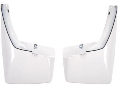 GM 19170469 Front Molded Splash Guards in White