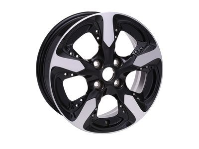 GM 42386101 15X6-Inch Aluminum 5-Spoke Wheel Rim In Black