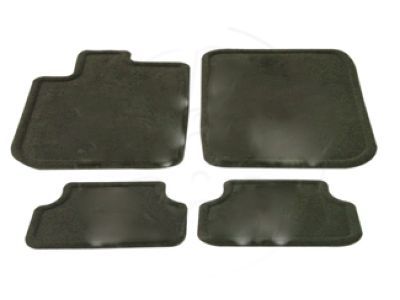 GM 15296507 Front and Rear Carpeted Floor Mats in Ebony