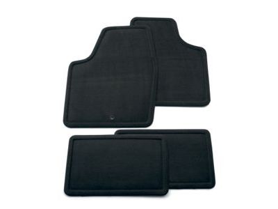 GM 15296507 Front and Rear Carpeted Floor Mats in Ebony