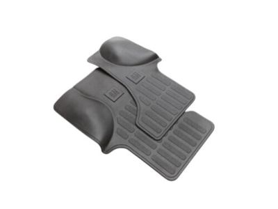 GM 84281891 Front All-Weather Floor Mats in Black with GM Logo