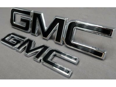 GM 84378383 GMC Emblems in Black