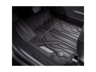 GM 84639808 First-Row Premium All-Weather Floor Liner in Jet Black with Chevrolet Script
