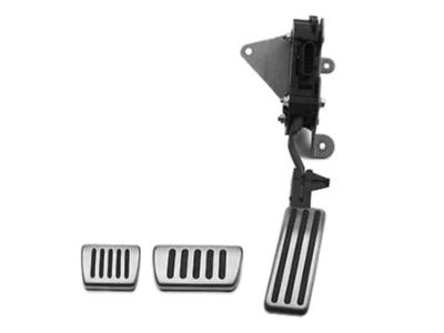 GM 19171865 Pedal Cover Package in Stainless Steel and Black for Manual Transmission