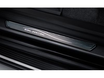 GM 84468639 Illuminated Front Door Sill Plates with Buick Script