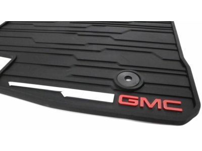 GM 84038455 First-Row Premium All-Weather Floor Mats in Jet Black with GMC Logo
