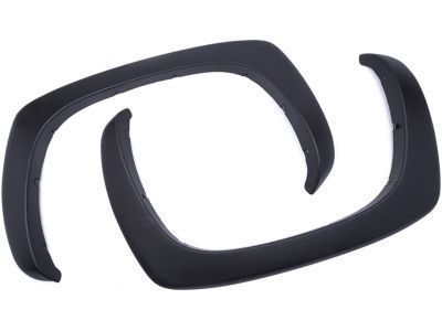 GM 12498569 Fender Flares - Rear, Note:Grained Finish Black;