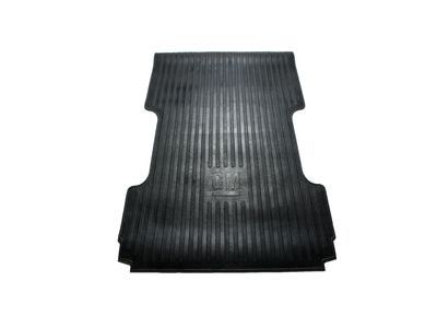 GM 17803372 Long Box Bed Mat in Black with GM Logo