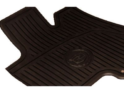 GM 19172258 Front All-Weather Floor Mats in Ebony with Cadillac Logo
