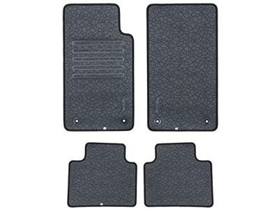GM 92279416 Front and Rear Carpeted Floor Mats in Jet Black with SS Logo