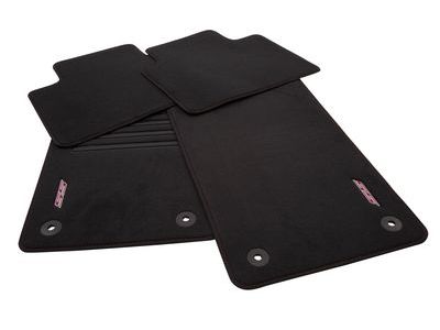 GM 92279416 Front and Rear Carpeted Floor Mats in Jet Black with SS Logo