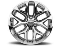OEM Chevrolet Suburban 22x9-Inch Aluminum 6 Split-Spoke Wheel - 84346103