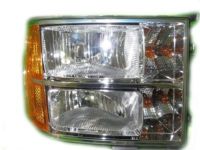 OEM GMC Sierra 1500 Headlight Assembly-(W/ Front Side Marker & Parking & T/Side - 22853030