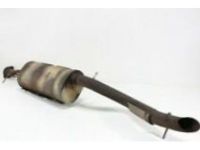 OEM Hummer H2 Exhaust Muffler Assembly (W/ Exhaust Pipe & Tail Pipe) - 15859652