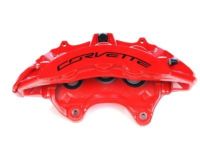 OEM Chevrolet Corvette Caliper Asm-Front Brake *Red - 23242498