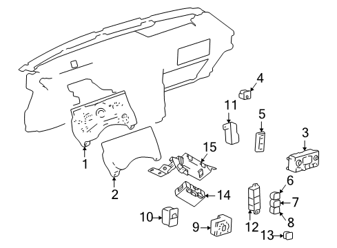 2005 Hummer H2 Transfer Case Output Shaft Seal Diagram for 89059495