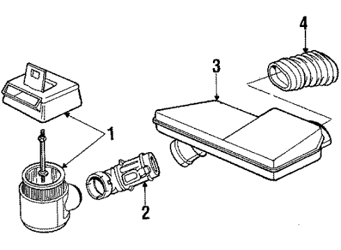 1986 Pontiac Firebird Powertrain Control Sensor Asm Diagram for 10456088