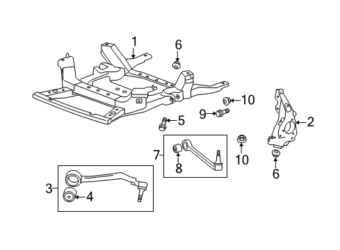 2011 Chevrolet Camaro Front Suspension Components, Lower Control Arm, Stabilizer Bar Shock Lower Bolt Diagram for 11562580
