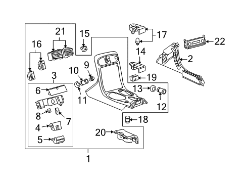 2005 Chevrolet Corvette Switches Stoplamp Switch Diagram for 13579090