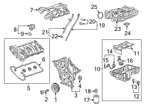 2018 Chevrolet Traverse Throttle Body Throttle Body Diagram for 12670837