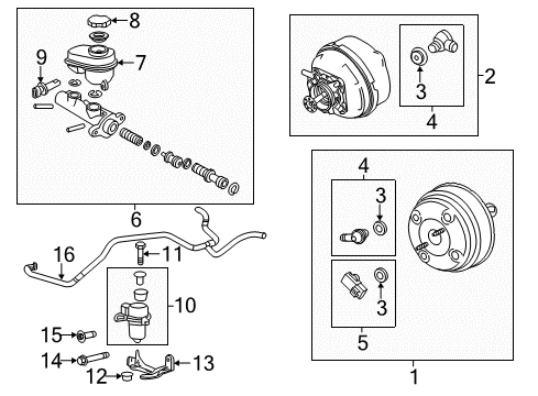 2014 Cadillac CTS Anti-Lock Brakes Front Speed Sensor Diagram for 23147549