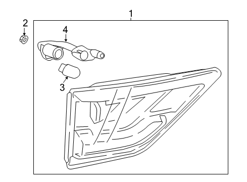 2018 Chevrolet Traverse Bulbs Socket & Wire Diagram for 84036674