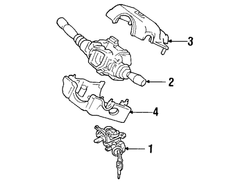 1998 Chevrolet Tracker Switches Switch, Dr Jamb Diagram for 30019582