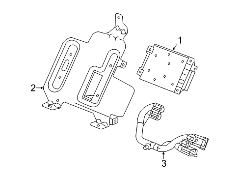 2014 Chevrolet Corvette Electrical Components Module Diagram for 84176660
