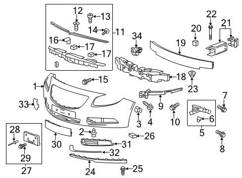 2011 Buick Regal Blower Motor & Fan Automatic Lamp Sensor Diagram for 13578464