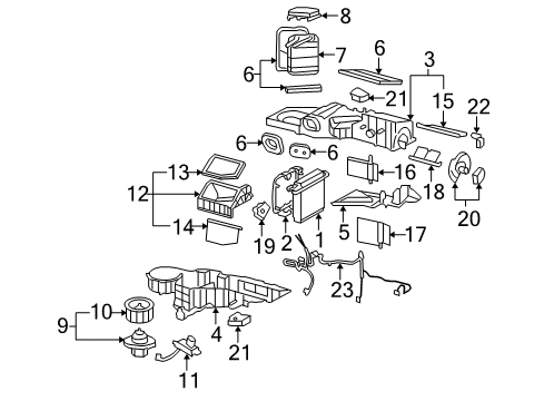  Motor Asm-Blower Diagram for 22741028