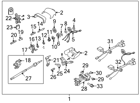 2004 Chevrolet SSR Switches Back-Up Switch Diagram for 24221125