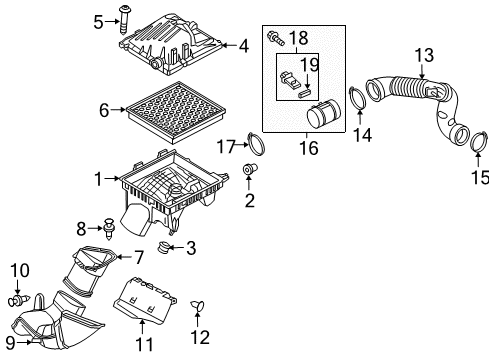 2013 Buick Regal Filters Connector Tube Diagram for 13345245