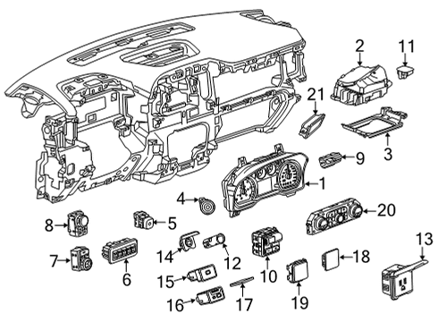 2021 Chevrolet Silverado 2500 HD Transfer Case Input Shaft Seal Diagram for 19299082