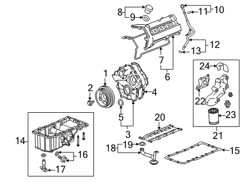 2009 Cadillac STS Filters Fuel Filter Diagram for 25763176
