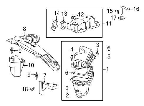 2001 Chevrolet S10 Filters Fuel Filter Diagram for 15077584