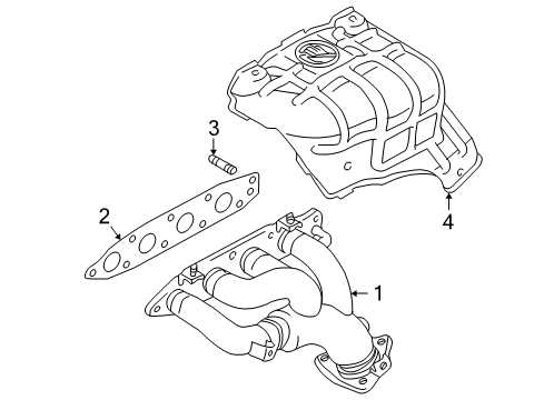 2000 Chevrolet Tracker Exhaust Manifold Stud, Intake Manifold Diagram for 91177661