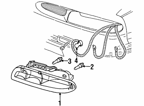 1997 Oldsmobile 88 Headlamps Headlamp Assembly-(W/ Parking & Turn Signal Lamp) Diagram for 16520696