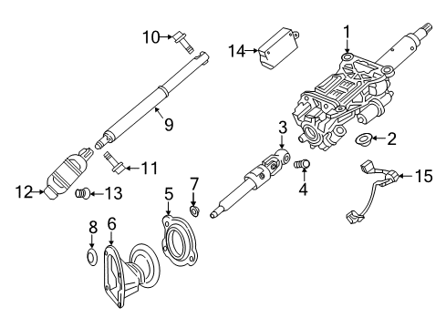 2016 Cadillac CT6 Steering Column & Wheel, Steering Gear & Linkage Harness Diagram for 23188723